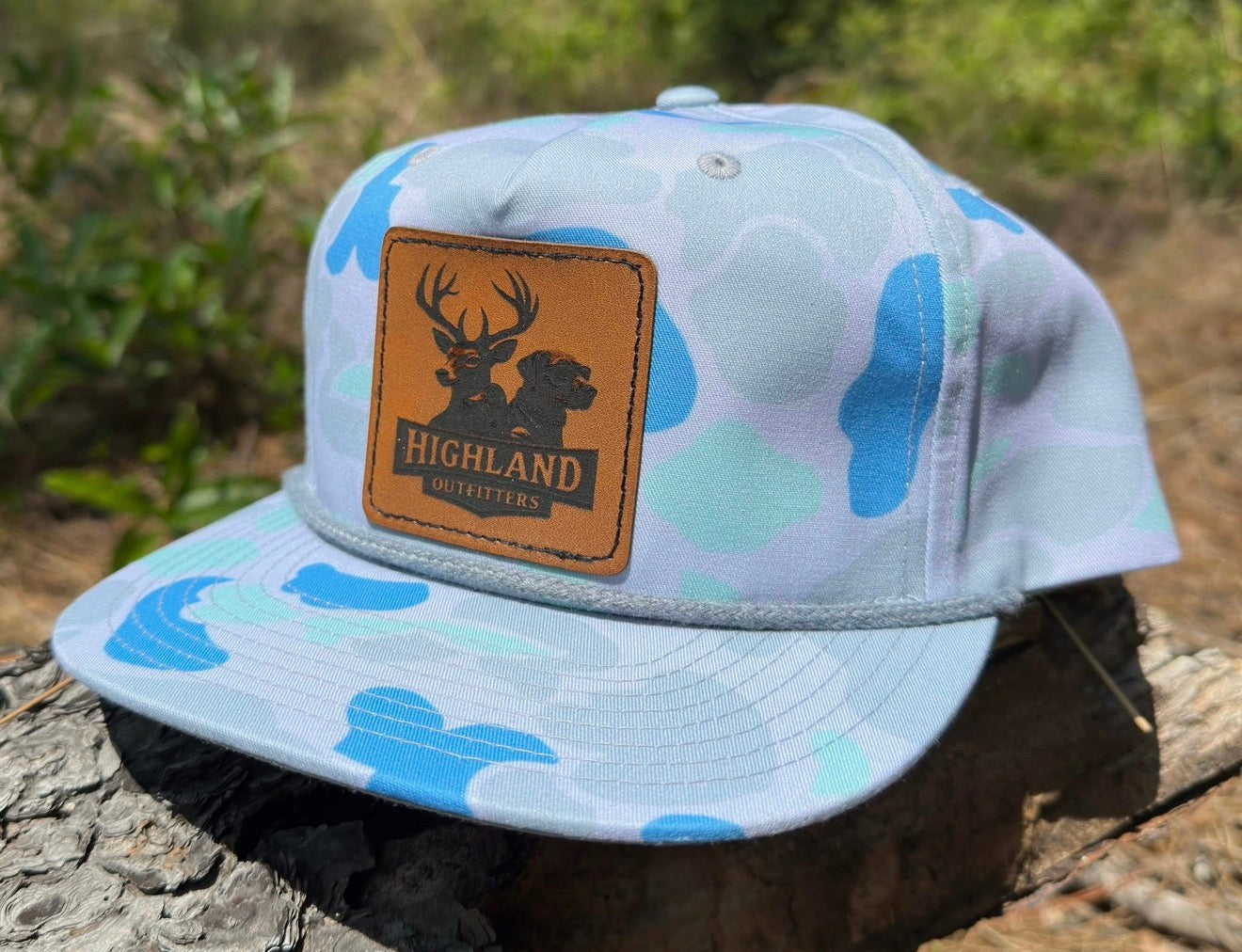 Saltwater Duck Camo/Ice Grey | Richardson 256P Rope Snapback